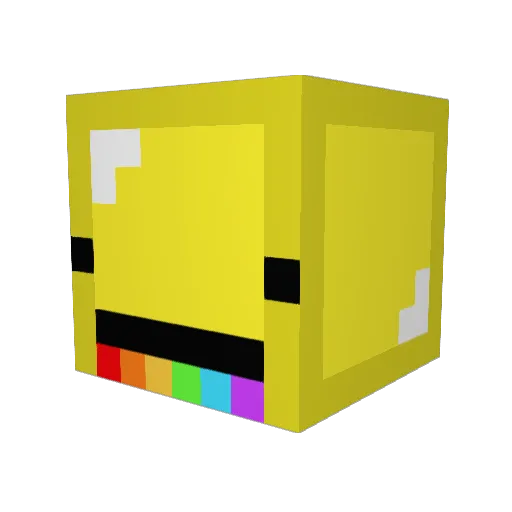 Captain_ZB Minecraft avatar head, 3D render
