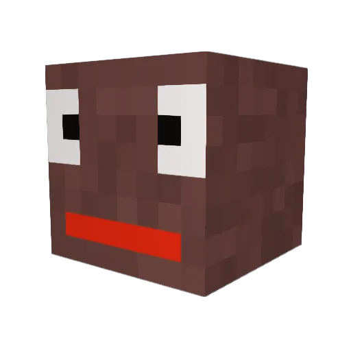 Captain__ Minecraft avatar head, 3D render