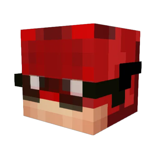 Captain__Joe Minecraft avatar head, 3D render