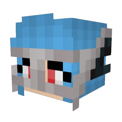 Captain__Void Minecraft avatar head, 3D render