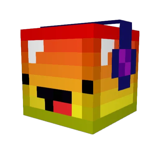 Captain_biscuitz Minecraft avatar head, 3D render
