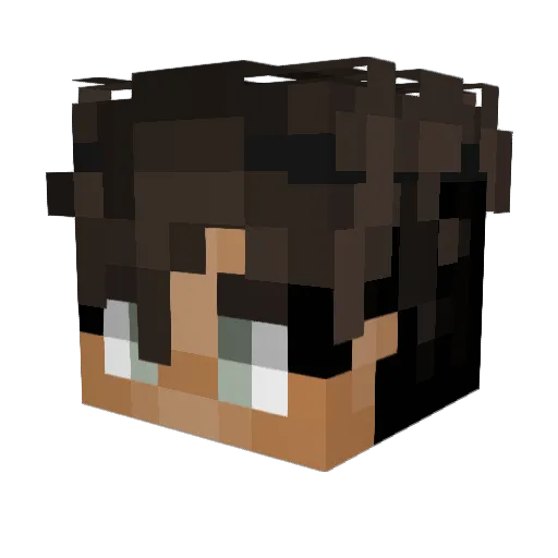 Captain_daddy69 Minecraft avatar head, 3D render