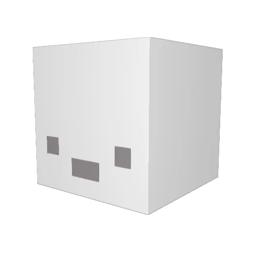 Captain_fei Minecraft avatar head, 3D render