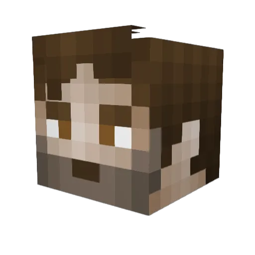 Captainawsome09 Minecraft avatar head, 3D render