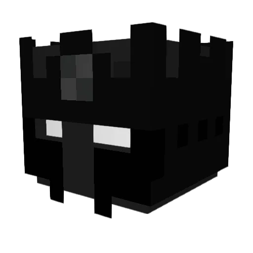 Captainblasters Minecraft avatar head, 3D render