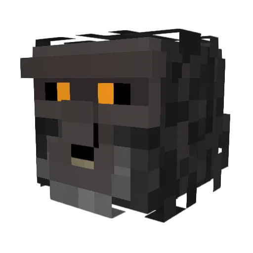 Captainbrickk Minecraft avatar head, 3D render