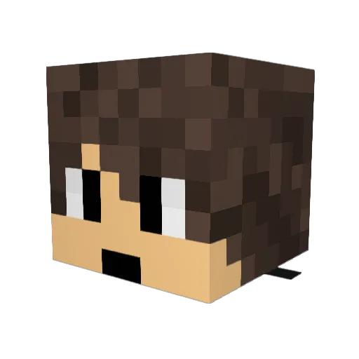 Captainkiler16 Minecraft avatar head, 3D render