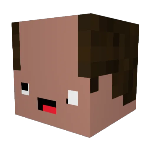 Captainkills69 Minecraft avatar head, 3D render