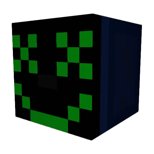 Captainmcu Minecraft avatar head, 3D render