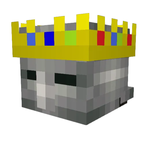 CaptainpapaZS Minecraft avatar head, 3D render