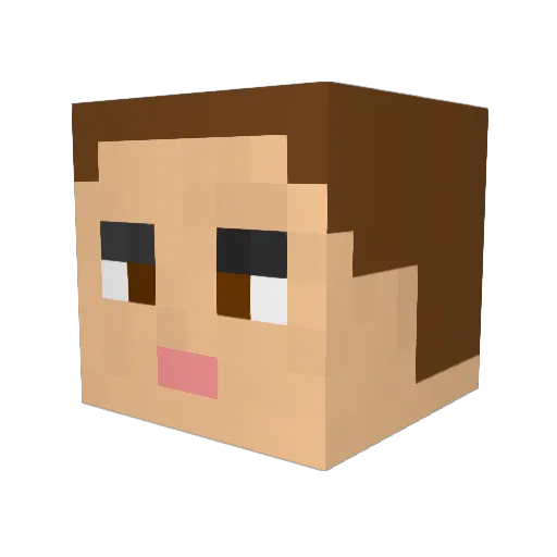 Captainpuma_436 Minecraft avatar head, 3D render