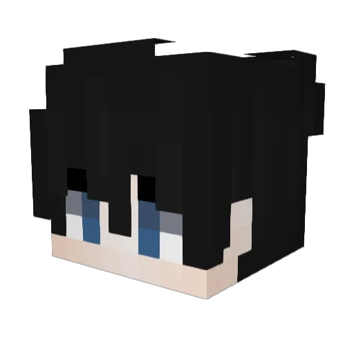 Captainseattle Minecraft avatar head, 3D render