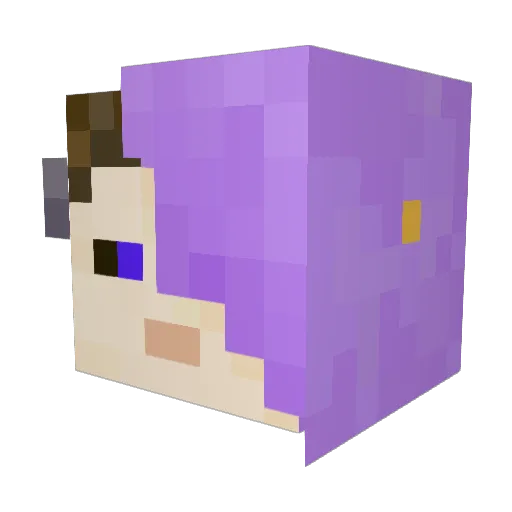 Captainsmango Minecraft avatar head, 3D render