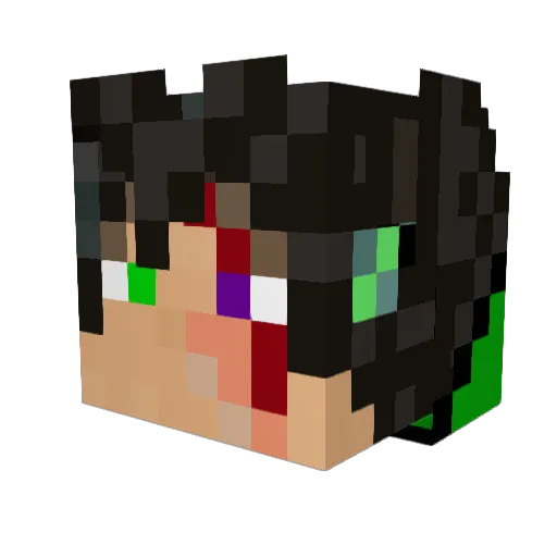 Captainsuper03 Minecraft avatar head, 3D render
