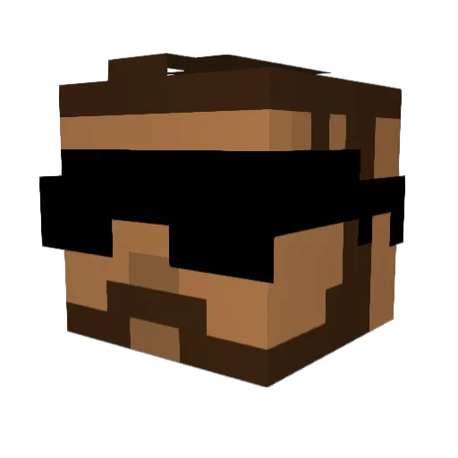 Captainzursee6 Minecraft avatar head, 3D render