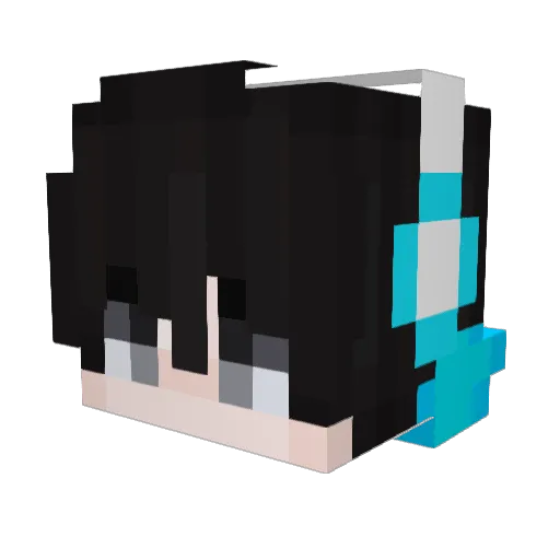 CaptenJoy Minecraft avatar head, 3D render