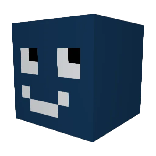 CaptianFelix1 Minecraft avatar head, 3D render