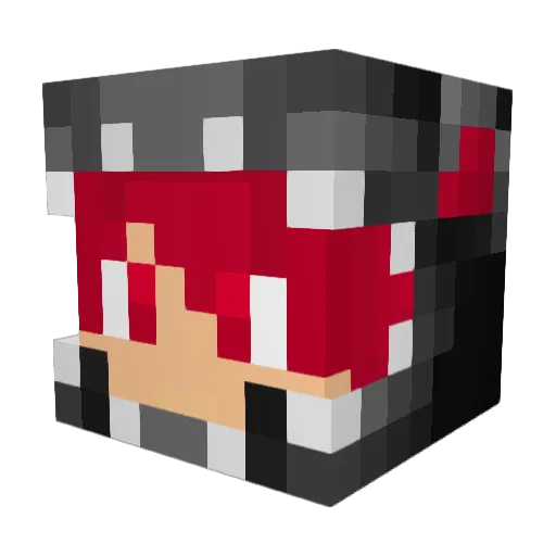 CaptianRex255 Minecraft avatar head, 3D render
