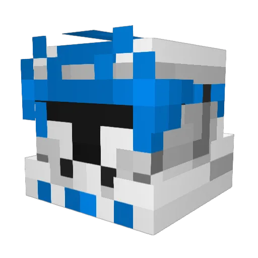 Captian_sour232 Minecraft avatar head, 3D render