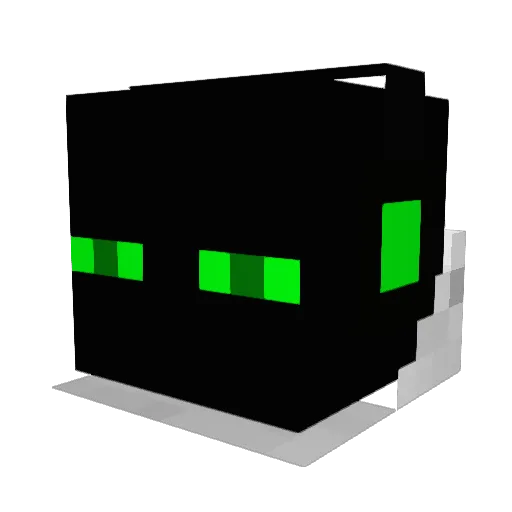 CaptionWaffles Minecraft avatar head, 3D render