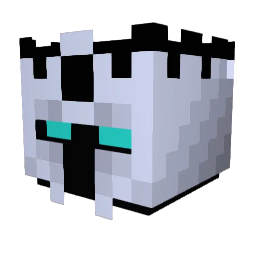Captmerica Minecraft avatar head, 3D render