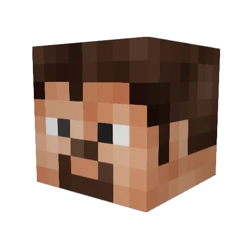 CaptnDingo Minecraft avatar head, 3D render