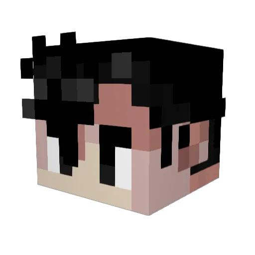 CaptnMorg Minecraft avatar head, 3D render