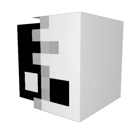 CaptnREMIX Minecraft avatar head, 3D render