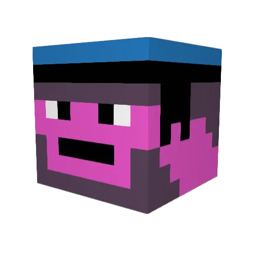 Captngamer69_YT Minecraft avatar head, 3D render