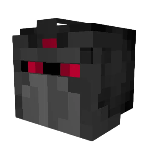 CapuDie Minecraft avatar head, 3D render