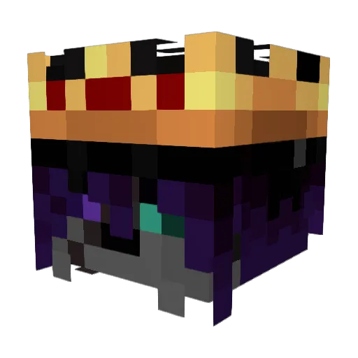 CapuccinoWolfy Minecraft avatar head, 3D render