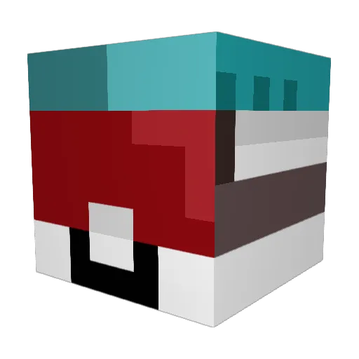 CapyGames Minecraft avatar head, 3D render