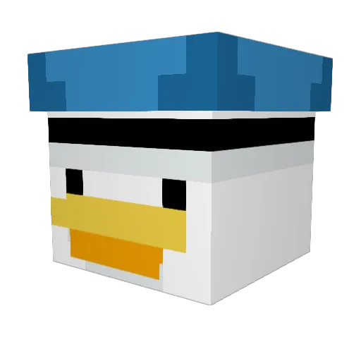 CapyJune Minecraft avatar head, 3D render