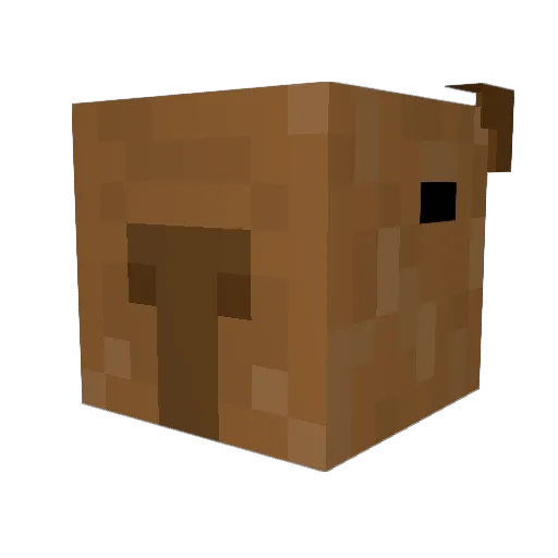 Capy_Pro Minecraft avatar head, 3D render