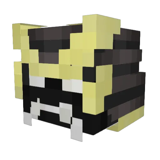 Capybara0407 Minecraft avatar head, 3D render