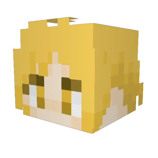 CapybaraO1031 Minecraft avatar head, 3D render