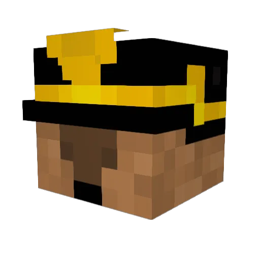 CapybaraWarlord Minecraft avatar head, 3D render