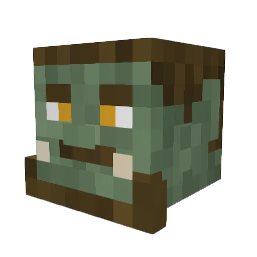Capybara_69 Minecraft avatar head, 3D render