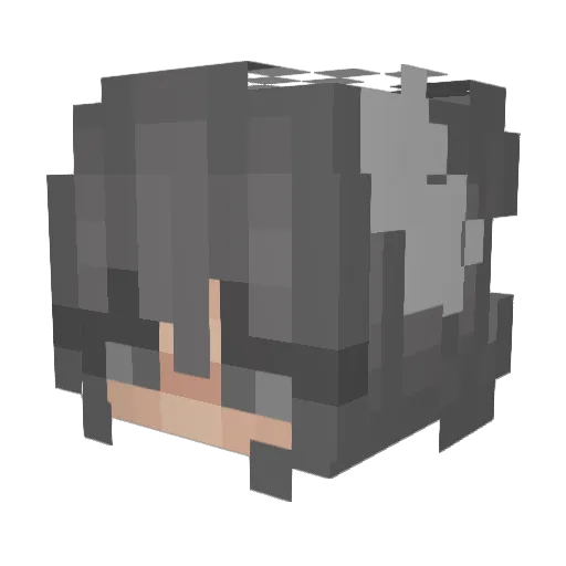 Car3631 Minecraft avatar head, 3D render