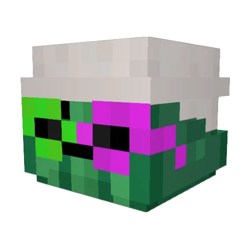 CarGhxst Minecraft avatar head, 3D render