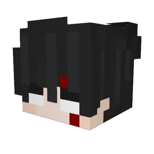 Car_enter Minecraft avatar head, 3D render