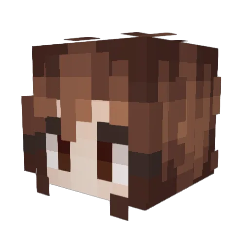 Car_fasterthanu Minecraft avatar head, 3D render