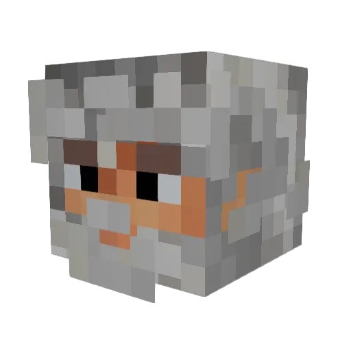 Cara22 Minecraft avatar head, 3D render