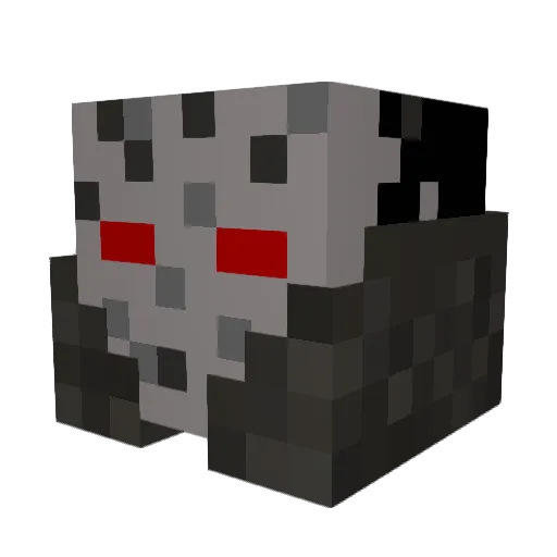CarabasHD Minecraft avatar head, 3D render