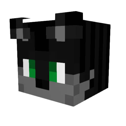 Caradec Minecraft avatar head, 3D render