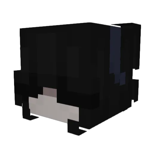 Carameli12 Minecraft avatar head, 3D render