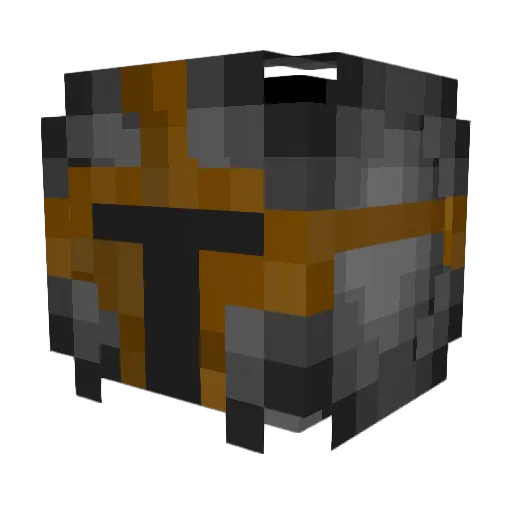 CaramelloRP Minecraft avatar head, 3D render