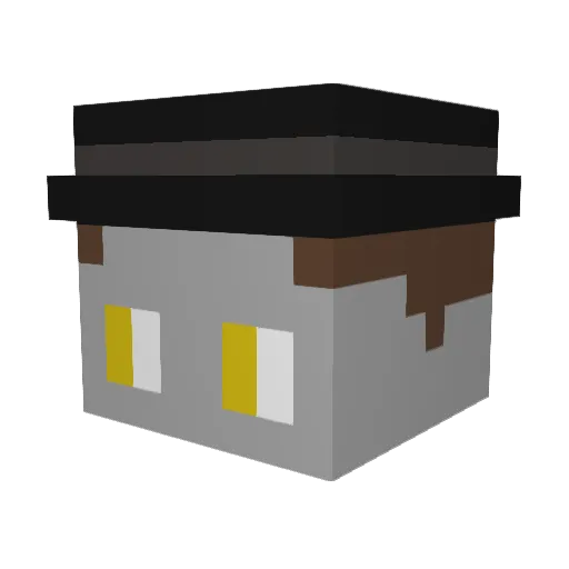 CaratzaLICHT001 Minecraft avatar head, 3D render