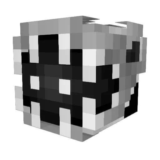 Caravioly Minecraft avatar head, 3D render