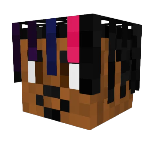 Carbeast5678 Minecraft avatar head, 3D render
